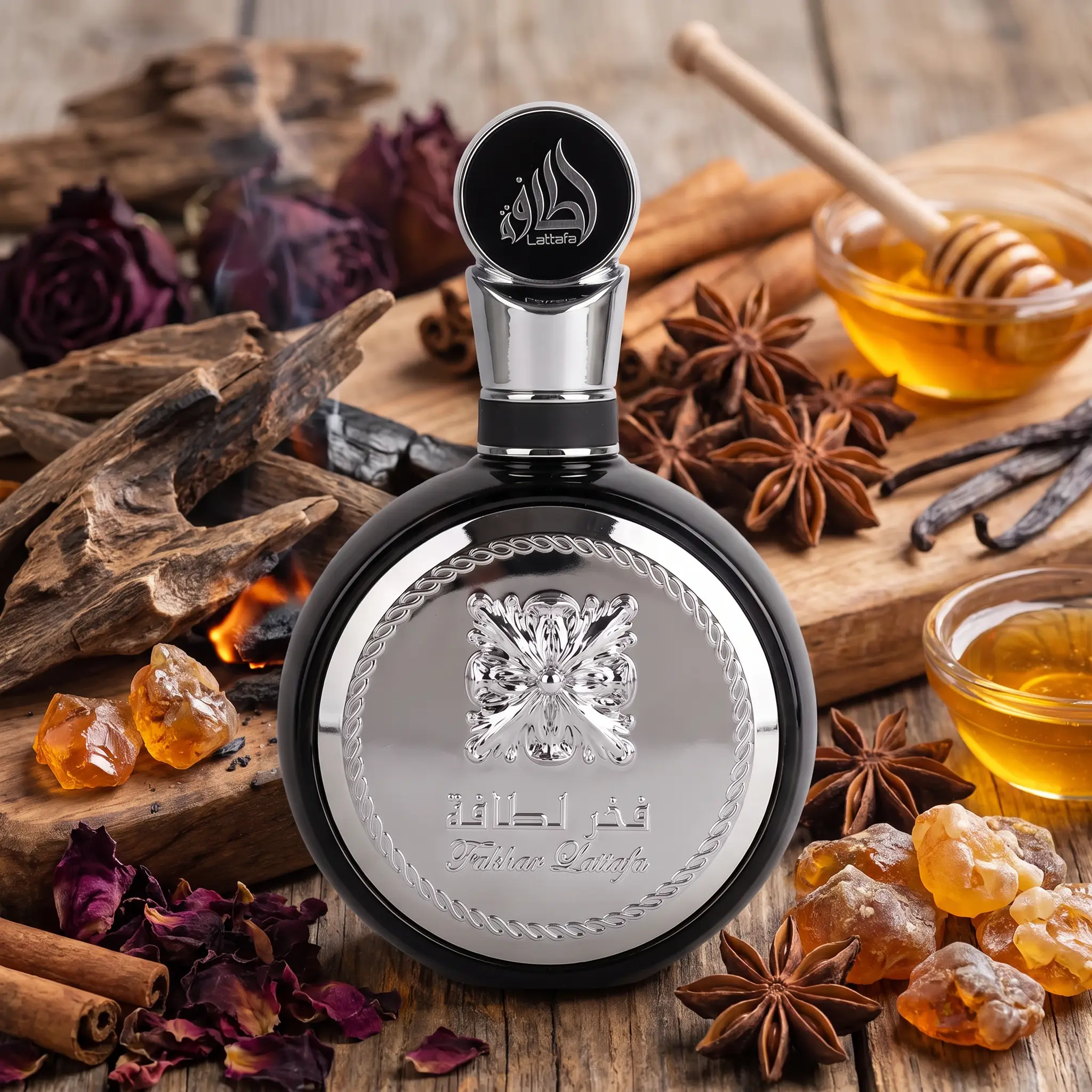 Lattafa Perfumes Fakhar Black Eau de Parfum - styled