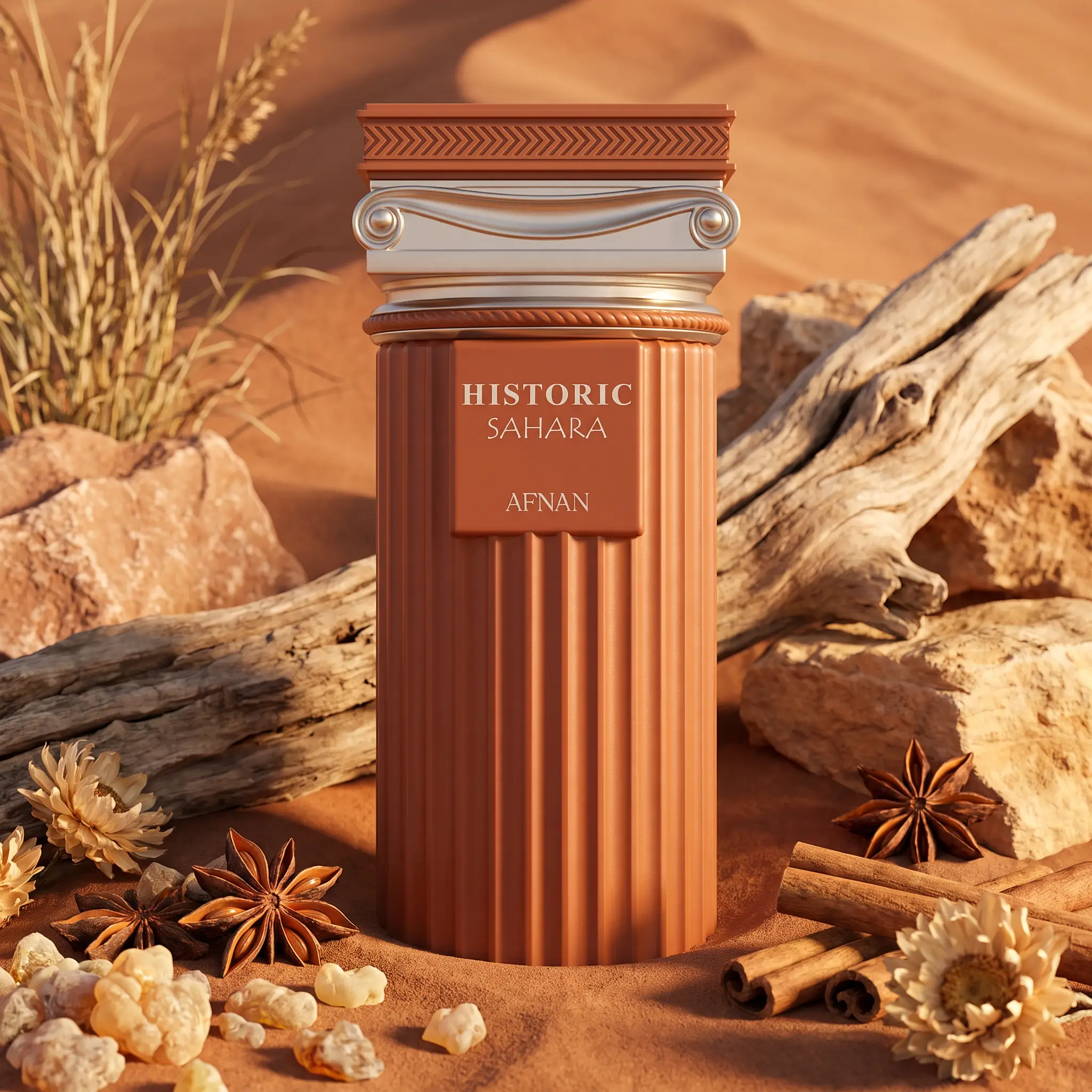 Afnan Perfumes Historic Sahara Eau de Parfum - styled
