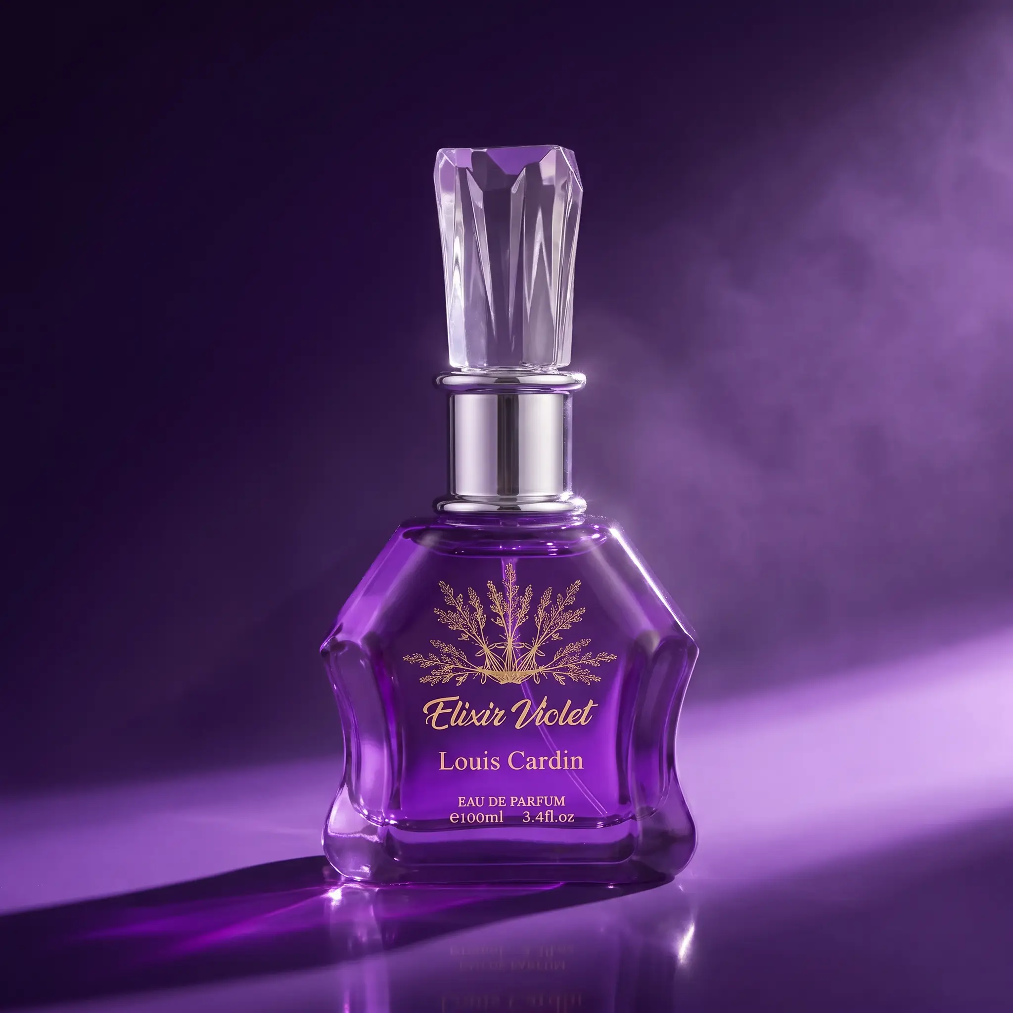 Louis Cardin Elixir Violet Eau de Parfum - styled