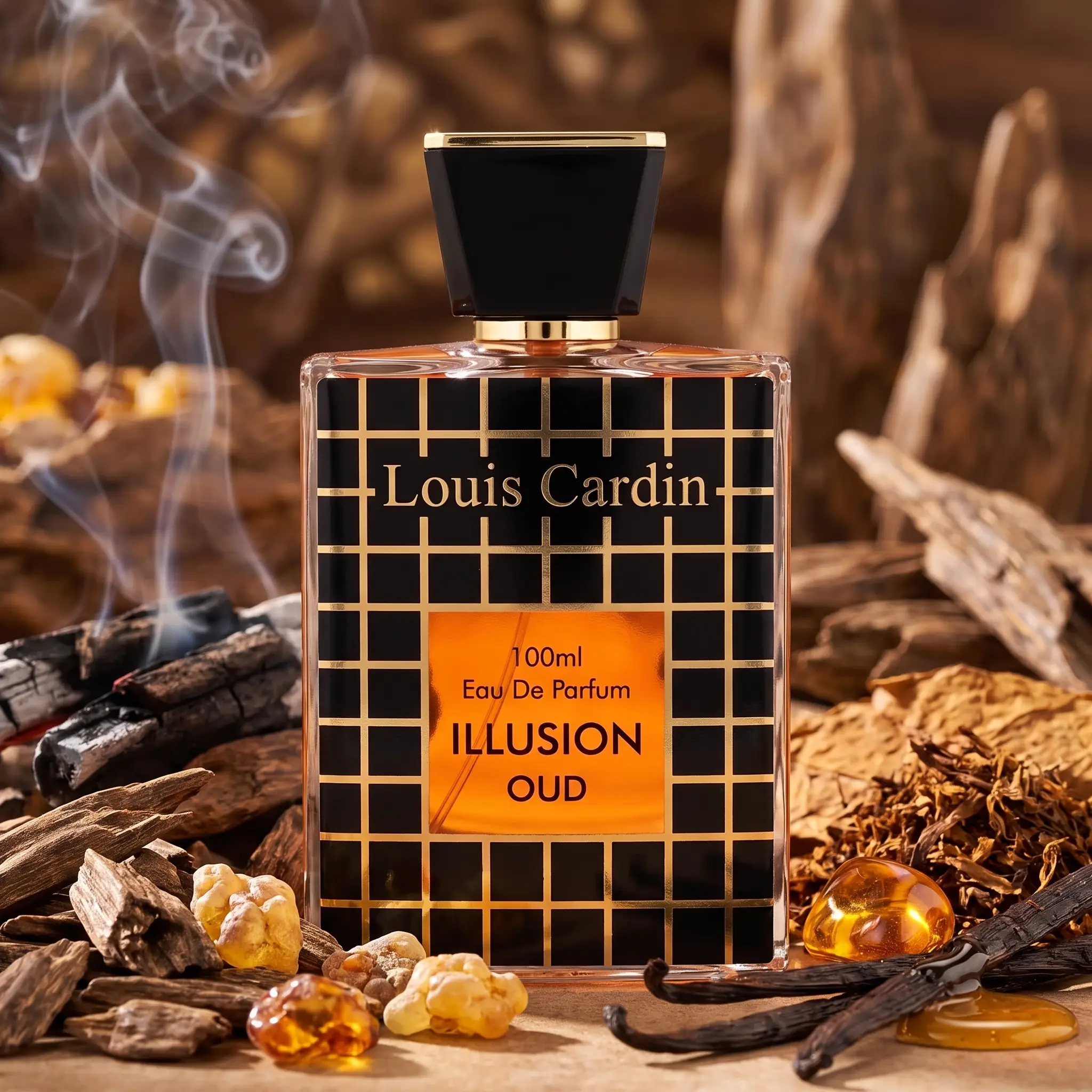 Louis Cardin Illusion Oud Eau de Parfum - styled