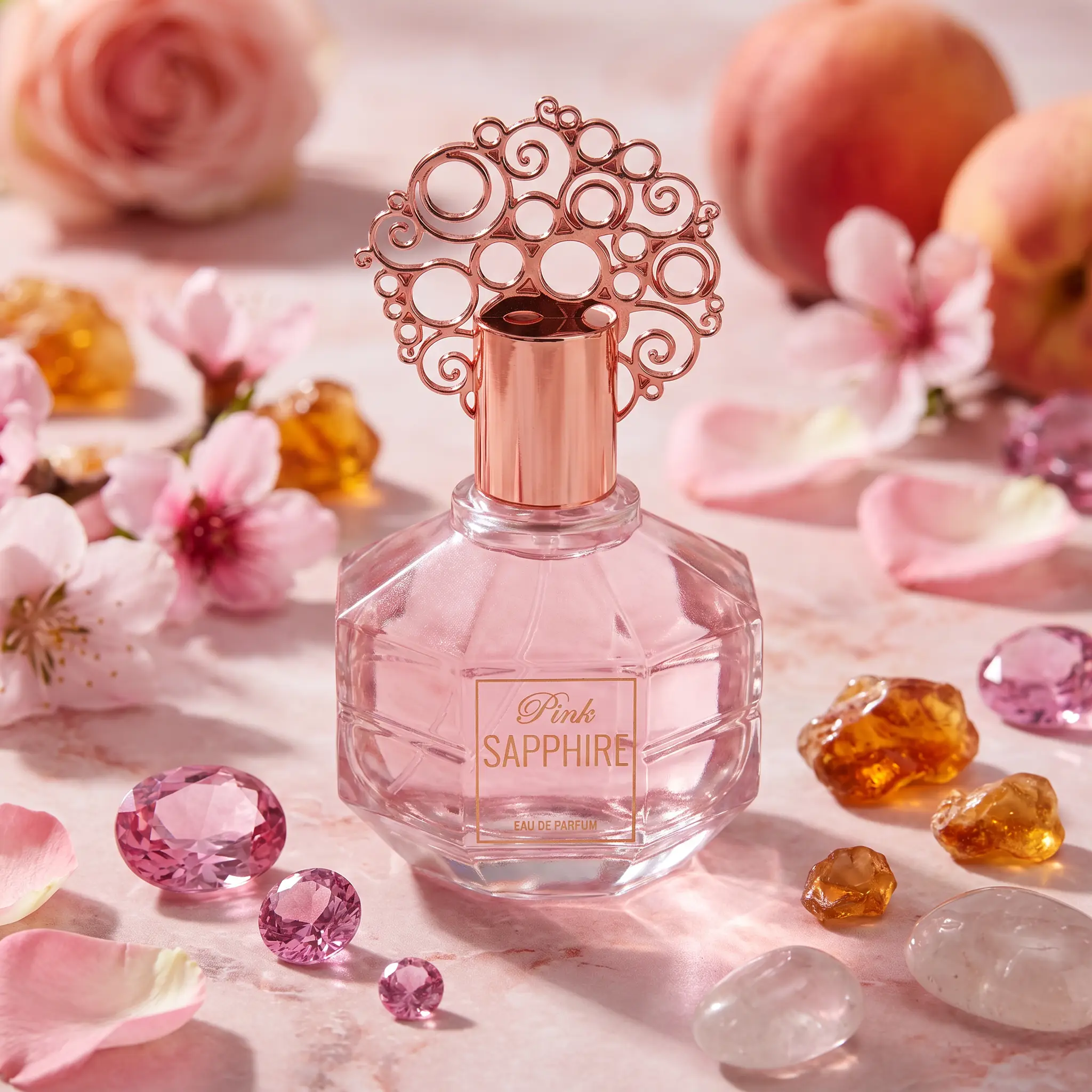 Louis Cardin Pink Sapphire Eau de Parfum - styled