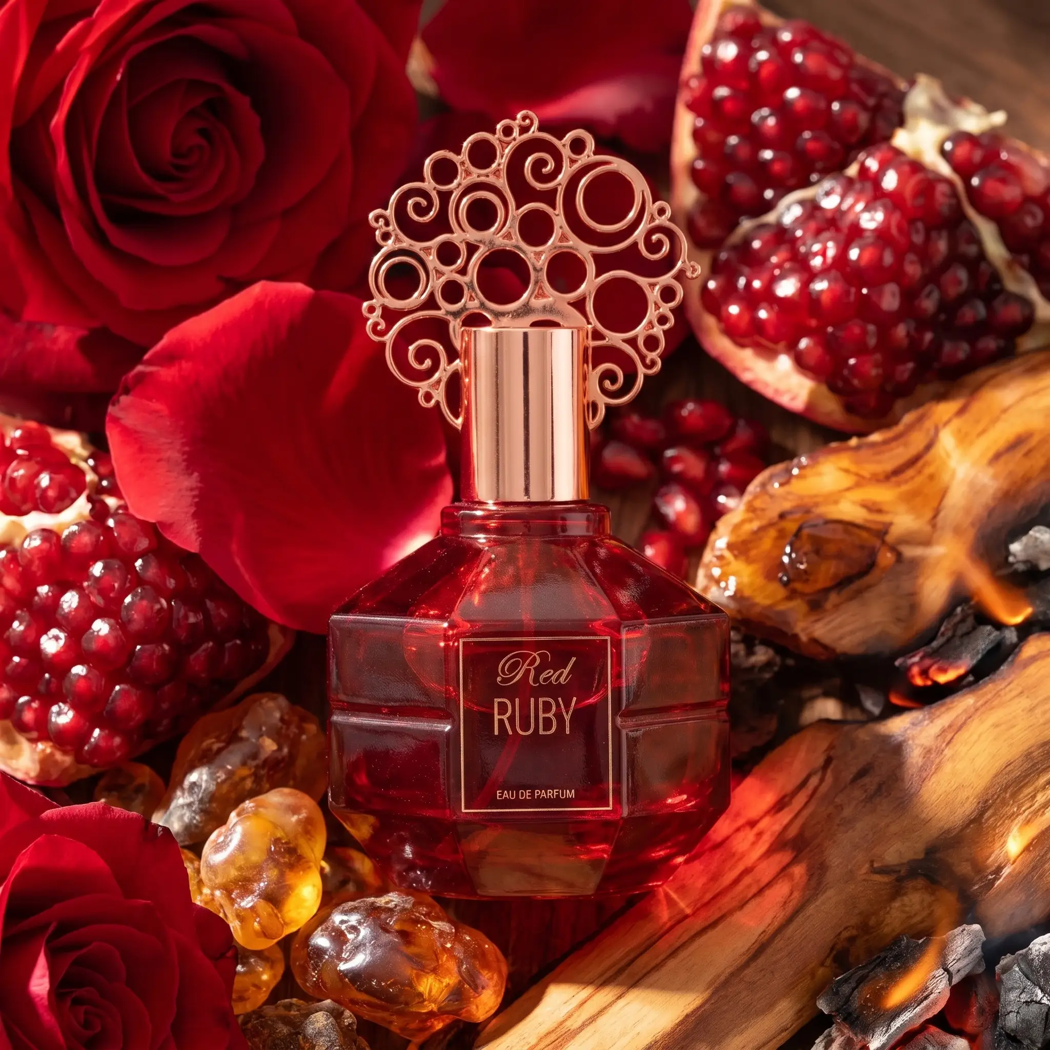Louis Cardin Red Ruby Eau de Parfum - styled