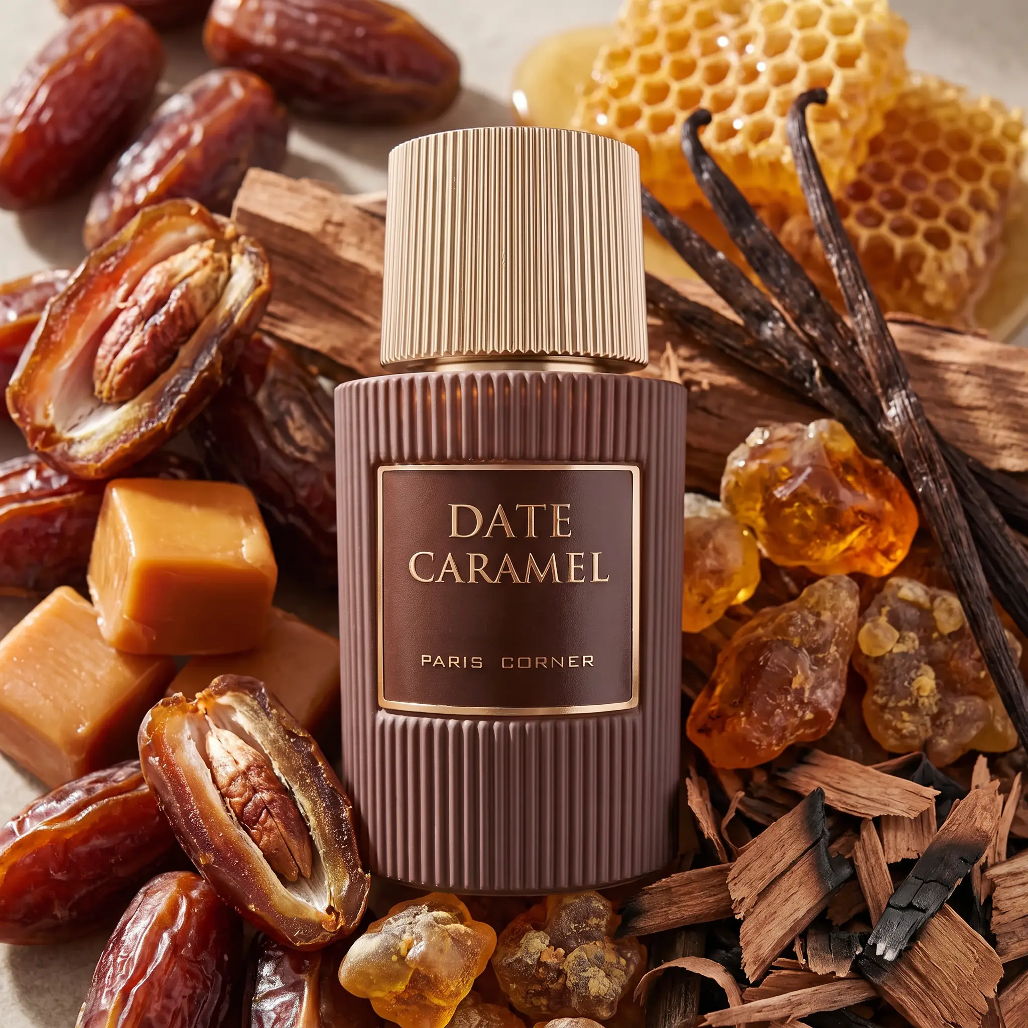 Paris Corner Date Caramel Eau de Parfum - styled