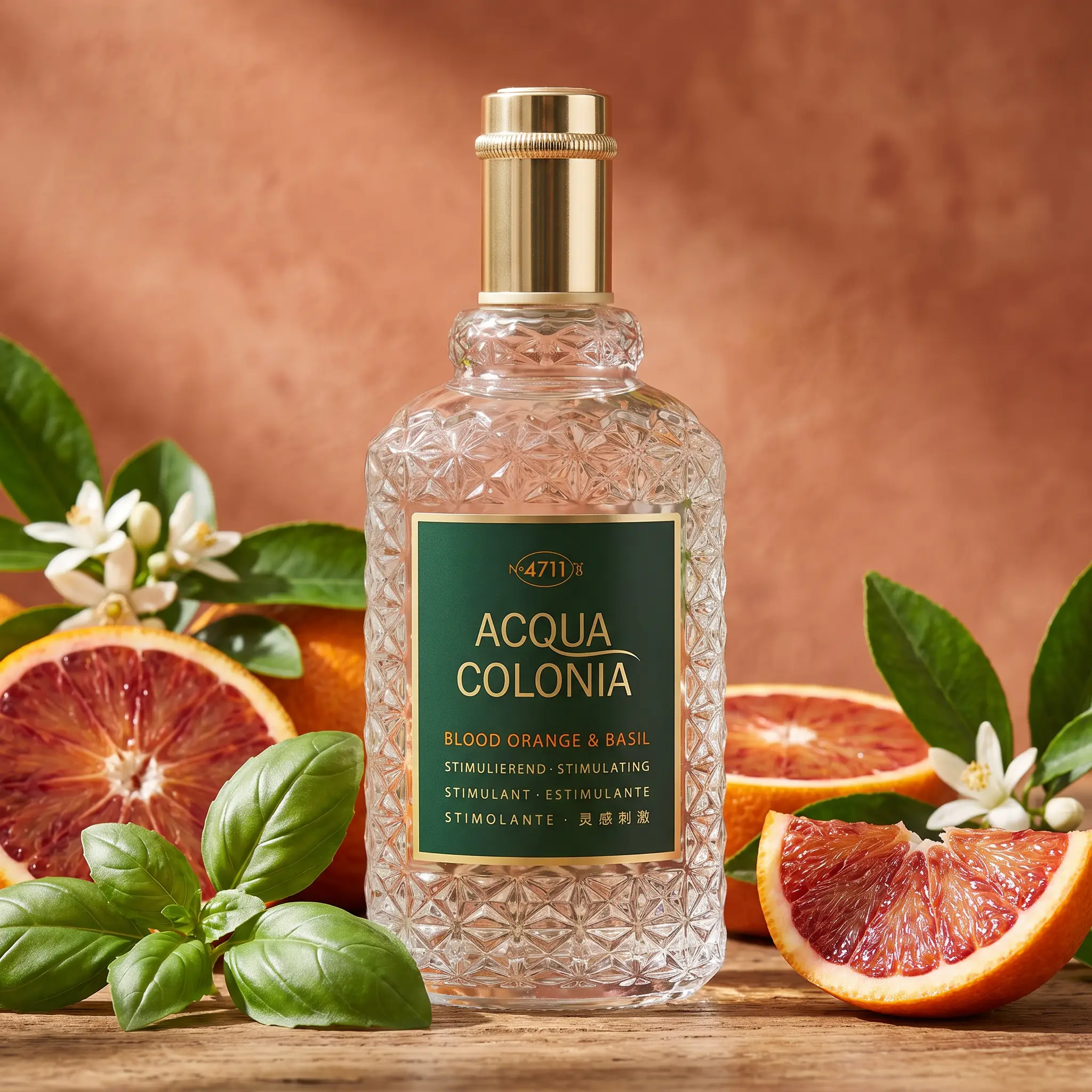 Mäurer & Wirtz 4711 Acqua Colonia Blood Orange & Basil Eau de Cologne - styled