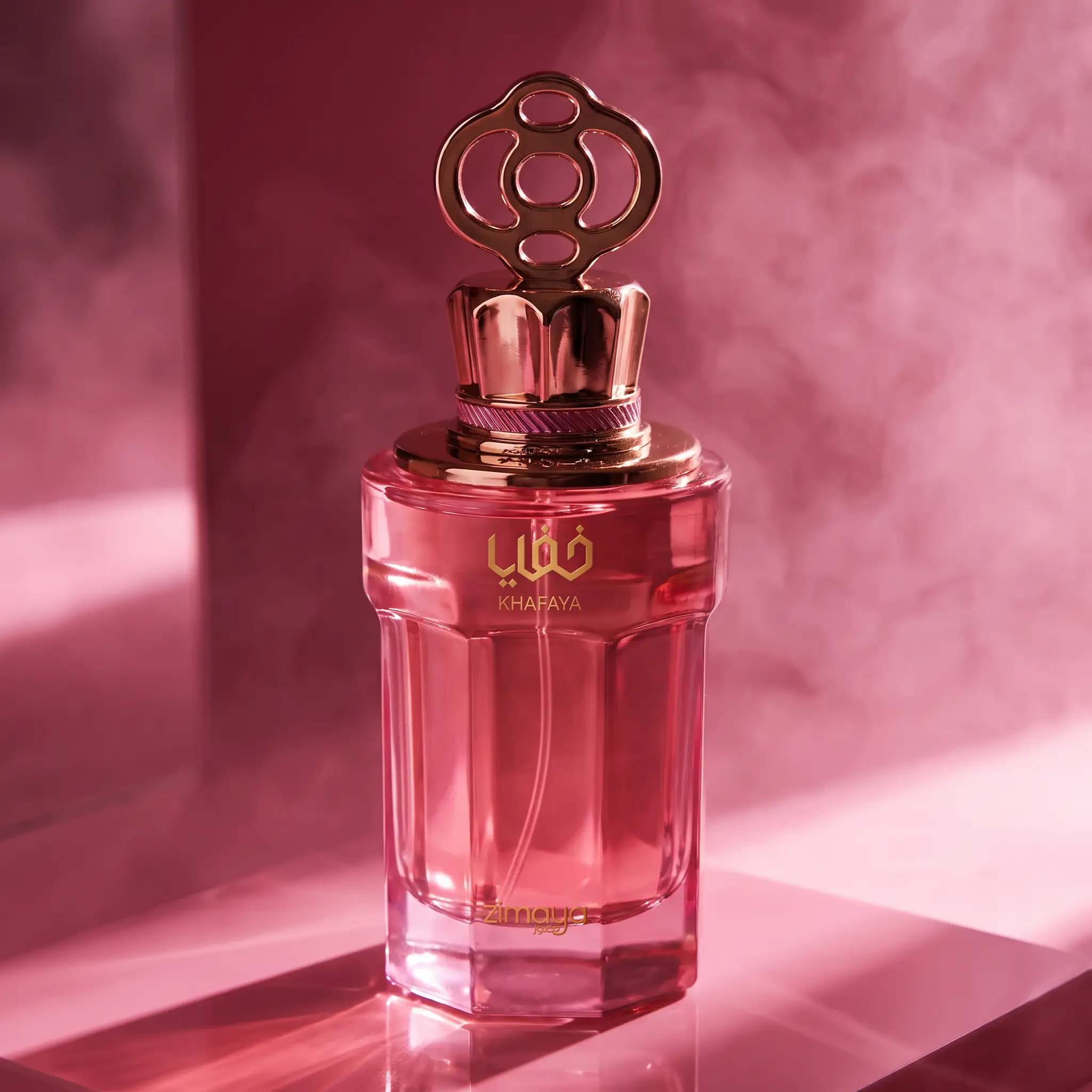 Zimaya Khafaya Pink Eau de Parfum - styled