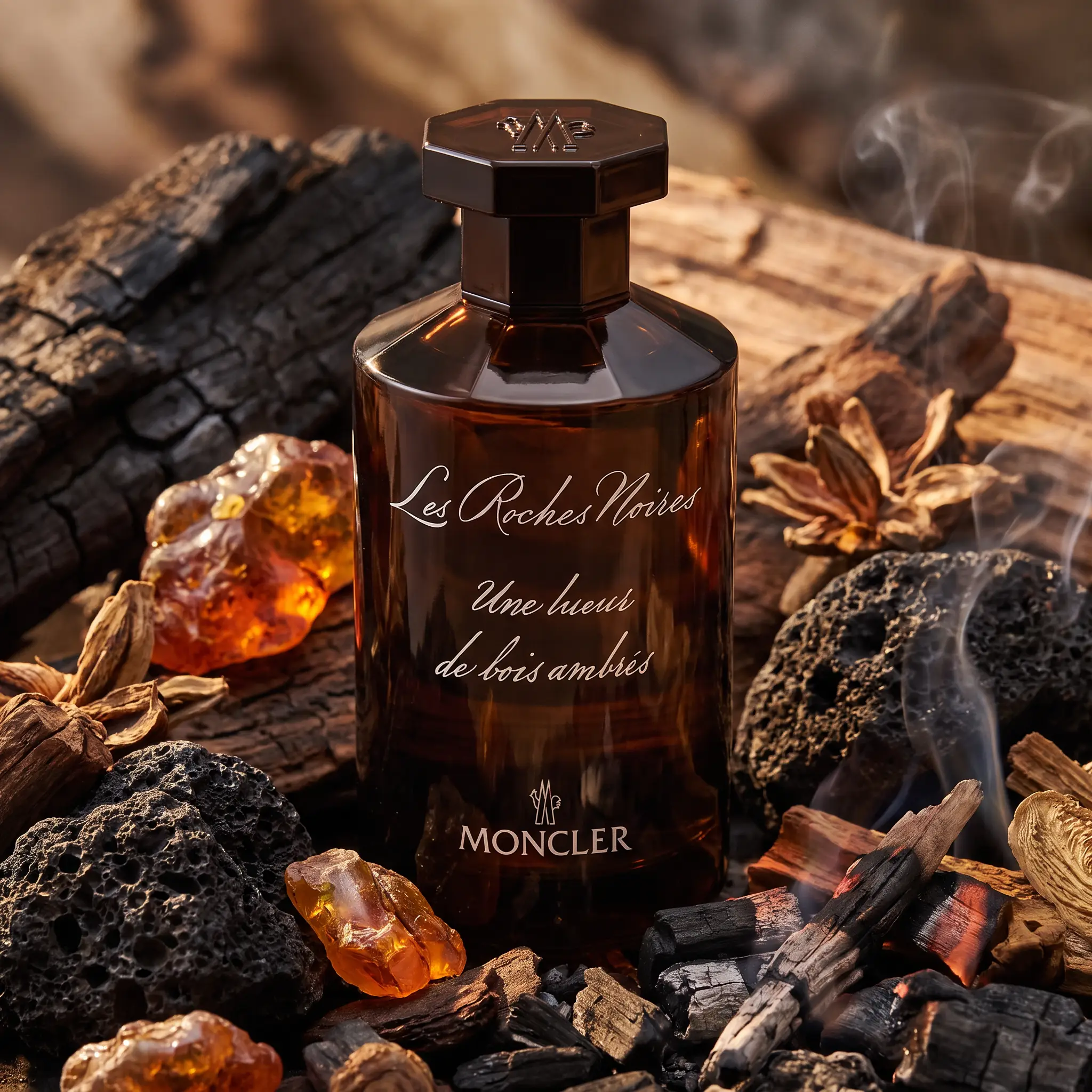 Moncler Les Roches Noires: Une Hour De Bois Ambris Eau de Parfum - styled