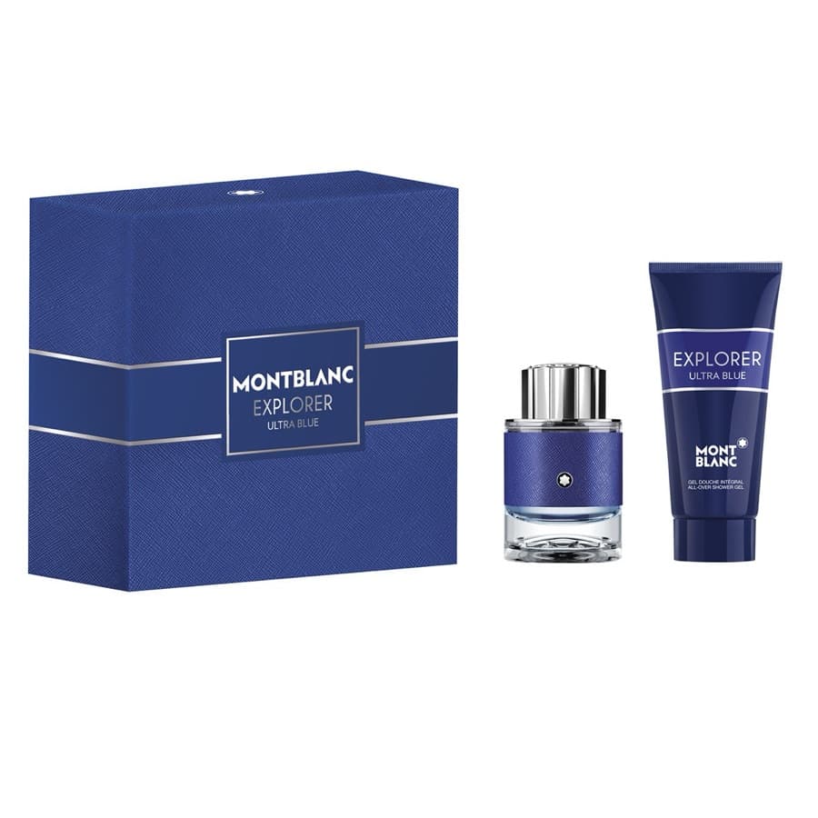 Mont Blanc Explorer Ultra Blue Gift Set